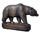 Скульптура Медведь идущий