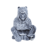 Шаман в шкуре медведя с бубном (мрамолит)